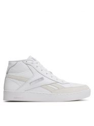Reebok Sneakersy Club C Form Hi FZ6030 Biały. Białe buty sportowe casual Reebok, bez wzorów, ze skóry, bez zapięcia. Za 429.99 zł.
