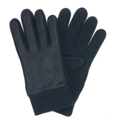 Granatowe Męskie Rękawiczki, Polarowe, Jesienno-Zimowe. Rękawiczki Pako Jeans, na zimę, bez wzorów, z materiału. Za 29.00 zł.