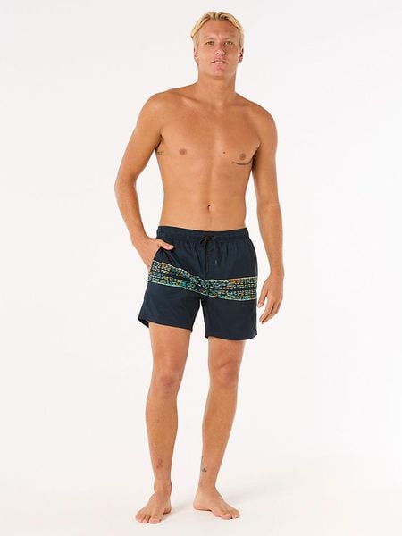 Rip Curl Szorty kąpielowe "Framed Volley Update" w kolorze granatowym rozmiar: L. Niebieskie kąpielówki Rip Curl, l, bez wzorów, z materiału. Za 109.26 zł.