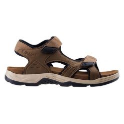 Sandały męskie Hi-Tec Lucibel - brązowe, Rozmiar buta 42. Brązowe sandały Hi-tec, bez zapięcia. Za 84.99 zł.