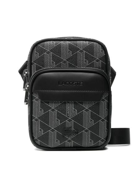 Lacoste Saszetka S Crossover Bag NH4409LX Czarny. Czarne saszetki i nerki LACOSTE, bez wzorów, ze skóry, bez dodatków. Za 449.99 zł.