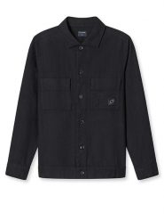 OLYMP Koszula "Casual" - Regular fit - w kolorze czarnym rozmiar: L. Czarne koszule Olymp, l, bez wzorów, z bawełny, bez kołnierzyka, bez ramiączek. Za 122.09 zł.