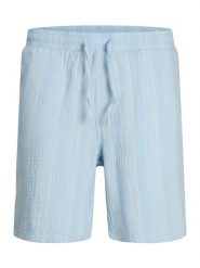 Jack&Jones Szorty materiałowe Jaiden 12274758 Błękitny Relaxed Fit. Niebieskie szorty Jack&Jones, l, bez wzorów, z bawełny. Za 79.99 zł.