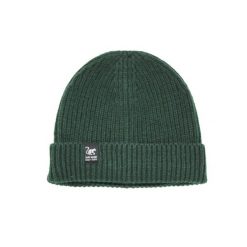 Czapka dzianinowa – z obszyciem / rozmiar uniwersalny (zieleń butelkowa). Zielone czapki zimowe SURF MONKEY, bez wzorów, z dzianiny. Za 119.95 zł.