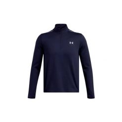 Bluza Under Armour Vanish Cw Half Zip. Niebieskie bluzy z kapturem Under Armour, m, bez wzorów, z elastanu, z kapturem. Za 358.85 zł.
