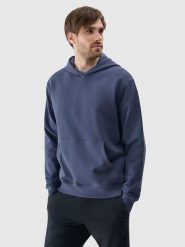 4F Bluza w kolorze niebieskim rozmiar: S. Niebieskie bluzy 4F, s, bez wzorów, z kapturem. Za 70.41 zł.