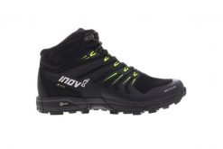 Buty trekkingowe męskie Inov-8 Roclite 345 Gtx V2. Czarne trekkingi Inov-8, bez wzorów, z gumy, bez zapięcia. Za 549.99 zł.