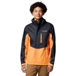 Kurtka Męska Pouring Adventure III. Brązowe kurtki Columbia, m, bez wzorów, bez kaptura. Za 471.99 zł.