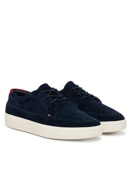 Tommy Hilfiger Sneakersy Hilfiger Light Hybrid Suede Shoe FM0FM05788 Granatowy. Niebieskie buty sportowe casual Tommy Hilfiger, bez wzorów, ze skóry, bez zapięcia. Za 322.99 zł.