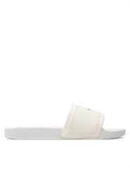 Calvin Klein Jeans Klapki Slide Institutional Metallic YM0YM01018 Biały. Białe klapki Calvin Klein Jeans, z jeansu. Za 99.99 zł.
