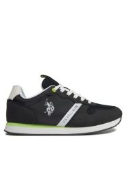 U.S. Polo Assn. Sneakersy Nobil NOBIL009 Czarny. Czarne buty sportowe casual U.S. Polo Assn., bez wzorów, z materiału, bez zapięcia. Za 269.99 zł.