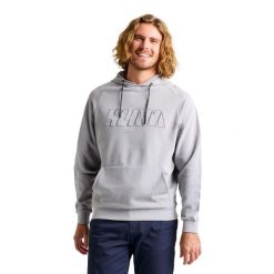 Bluza Z Kapturem Z Logo Slam Dorosłych. Szare bluzy z kapturem SLAM, na zimę, m, bez wzorów, z bawełny, z kapturem. Za 467.99 zł.