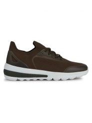 Geox Sneakersy "Spherica Actif" w kolorze brązowym rozmiar: 44. Brązowe buty sportowe casual Geox, bez wzorów, bez zapięcia. Za 260.99 zł.
