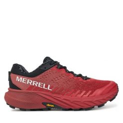 Buty do biegania Merrell. Czerwone buty do biegania Merrell, bez wzorów, bez zapięcia, do biegania. Za 449.99 zł.