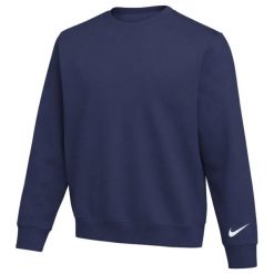 Bluza dresowa sportowa męska Park 26 Fleece Crew Swoosh. Niebieskie bluzy bez kaptura Nike, m, bez wzorów, z bawełny, bez kaptura. Za 189.99 zł.