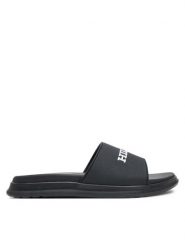 Tommy Hilfiger Klapki FM0FM05430 Czarny. Czarne klapki Tommy Hilfiger, ze skóry. Za 219.99 zł.