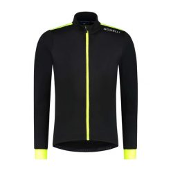 Koszulka rowerowa męska Rogelli Core z długim rękawem. Żółte bluzy Rogelli, m, bez wzorów, bez kaptura. Za 259.00 zł.