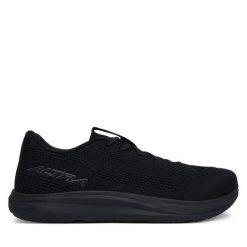 Buty do biegania Altra. Czarne buty do biegania Altra, bez wzorów, bez zapięcia, do biegania. Za 699.99 zł.