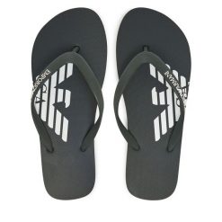 Japonki Emporio Armani. Zielone japonki Emporio Armani, bez wzorów. Za 239.99 zł.
