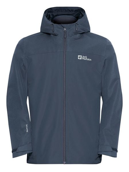 Jack Wolfskin Kurtka funkcyjna 3w1 "Taubenberg" w kolorze granatowym rozmiar: S. Niebieskie kurtki outdoor i hardshell Jack Wolfskin, s, bez wzorów, bez kaptura. Za 480.90 zł.