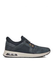Rieker Sneakersy B1053-14 Granatowy. Niebieskie buty sportowe casual Rieker, bez wzorów, ze skóry, bez zapięcia. Za 289.99 zł.