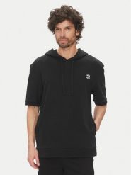 HUGO Bluza Devon 50540164 Czarny Regular Fit. Czarne bluzy Hugo, m, bez wzorów, z bawełny, bez kaptura. Za 299.99 zł.
