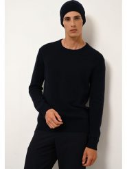 Just Cashmere Kaszmirowy sweter "Gabin" w kolorze granatowym rozmiar: M. Niebieskie swetry nierozpinane Just Cashmere, m, bez wzorów, z kaszmiru, bez kołnierzyka, bez ramiączek. Za 608.99 zł.