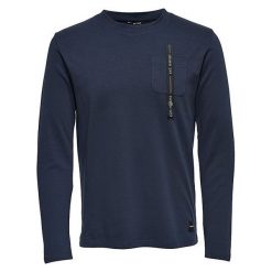 Only&Sons Męska Sweter Saul Kieszonkowy Ls Ciemny Sapphire (Rozmiar S). Swetry nierozpinane marki Only&Sons. W wyprzedaży za 56.00 zł.