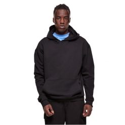 Bluza z kapturem Urban Classics Hood Embroidery. Czarne bluzy Urban Classics, m, bez wzorów, z kapturem. Za 275.00 zł.