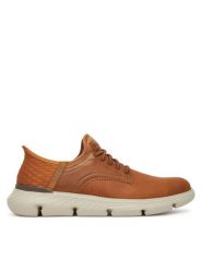 Skechers Sneakersy Garza-Gervin 205046/WTN Brązowy. Brązowe buty sportowe casual Skechers, bez wzorów, ze skóry, bez zapięcia. Za 269.99 zł.