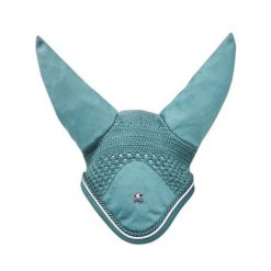 Czapka z muchą dla koni Premier Equine. Niebieskie krawaty i muchy PREMIER EQUINE, bez wzorów. Za 217.50 zł.