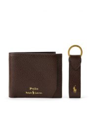 Polo Ralph Lauren Zestaw portfel i brelok Pbl Gftbx 2-Gbx 405974635002 Brązowy ciemny. Brązowe portfele Polo Ralph Lauren, bez wzorów, ze skóry. Za 769.99 zł.