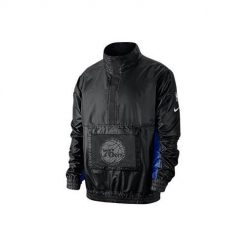 Kurtka uniwersalna męska Nike Nba Philadelphia. Czarne kurtki do biegania Nike, m, bez wzorów, z syntetyku, bez kaptura, do biegania. Za 489.00 zł.