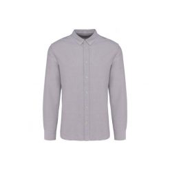 Koszula z długim rękawem Kariban Premium Oxford. Szare koszule KARIBAN, m, bez wzorów, bez kołnierzyka, bez ramiączek. Za 335.50 zł.