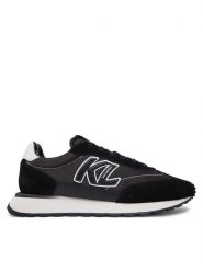 KARL LAGERFELD Sneakersy Kairo KL51124 Czarny. Czarne buty sportowe casual KARL LAGERFELD, bez wzorów, z materiału, bez zapięcia. Za 579.99 zł.