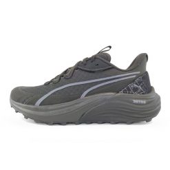 Buty do biegania męskie PUMA Electrify Nitro 4 Trail. Czarne buty do biegania Puma, bez wzorów, bez zapięcia, do biegania. Za 369.99 zł.