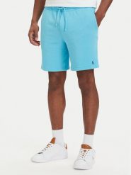 Polo Ralph Lauren Szorty sportowe 710A12486007 Niebieski jasny Regular Fit. Niebieskie krótkie spodenki sportowe Polo Ralph Lauren, l, bez wzorów, z bawełny. Za 689.99 zł.