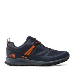 Trekkingi The North Face. Niebieskie buty trekkingowe The North Face, bez wzorów, bez zapięcia. Za 369.99 zł.