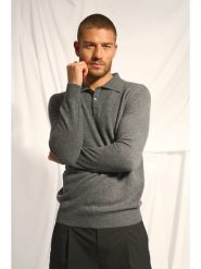 Just Cashmere Kaszmirowy sweter "Douglas" w kolorze szarym rozmiar: XL. Szare swetry nierozpinane Just Cashmere, xl, bez wzorów, z kaszmiru, bez kołnierzyka, bez ramiączek. Za 361.13 zł.