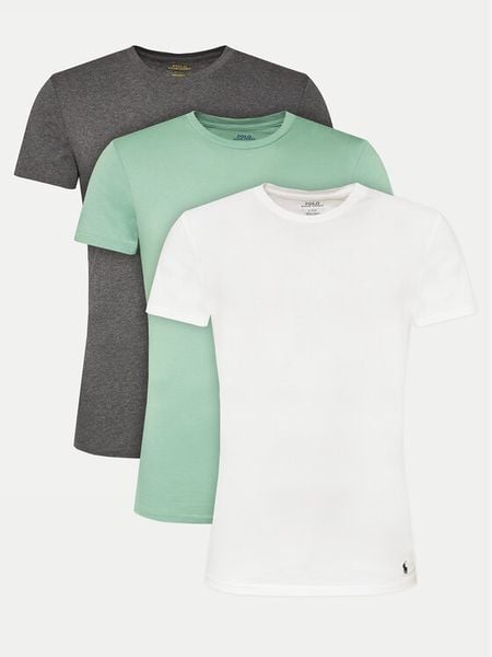 Polo Ralph Lauren Komplet t-shirtów 714830304033 Kolorowy Slim Fit. Koszulki polo Polo Ralph Lauren, m, bez wzorów, z bawełny, bez kołnierzyka, bez ramiączek. Za 189.99 zł.
