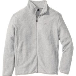 Bluza rozpinana z polaru Regular Fit bonprix jasnoszary melanż. Bluzy marki bonprix. Za 59.99 zł.