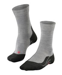 Skarpetki Falke TK5. Szare skarpety Falke, bez wzorów, z materiału. Za 154.50 zł.
