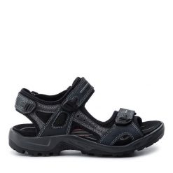 Sandały ECCO. Szare sandały ecco, bez zapięcia. Za 439.99 zł.