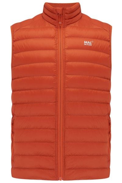 Kurtka puchowa bez rękawów Mac In A Sac Alpine. Brązowe kurtki Mac In A Sac, l, bez wzorów, z materiału, bez kaptura. Za 353.75 zł.