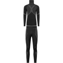 Bielizna męska VIKING Fusion Man Set. Czarna bielizna termoaktywna Viking, m, bez wzorów, bez ramiączek. Za 279.90 zł.