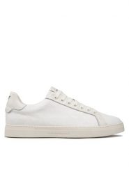 Emporio Armani Sneakersy X4X316 XM741 M801 Biały. Białe buty sportowe casual Emporio Armani, bez wzorów, z materiału, bez zapięcia. Za 629.99 zł.
