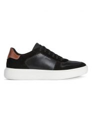 Geox Sneakersy "Kennet" w kolorze czarnym rozmiar: 42. Czarne buty sportowe casual Geox, bez wzorów, z gumy, bez zapięcia. Za 135.49 zł.
