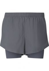 Szorty 2 w 1 SOS Logan. Niebieskie krótkie spodenki sportowe SOS, m, bez wzorów, z materiału. Za 263.00 zł.