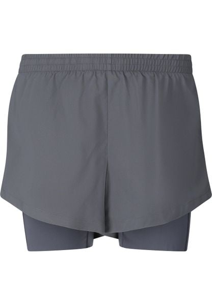 Szorty 2 w 1 SOS Logan. Niebieskie krótkie spodenki sportowe SOS, m, bez wzorów, z materiału. Za 263.00 zł.