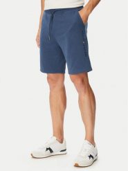 Tommy Hilfiger Szorty sportowe UM0UM03452 Niebieski Regular Fit. Niebieskie krótkie spodenki sportowe Tommy Hilfiger, m, bez wzorów, z bawełny. Za 209.99 zł.